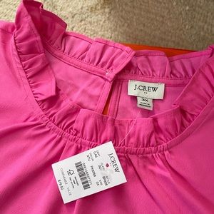 NWT JCREW hot pink blouse 3x
